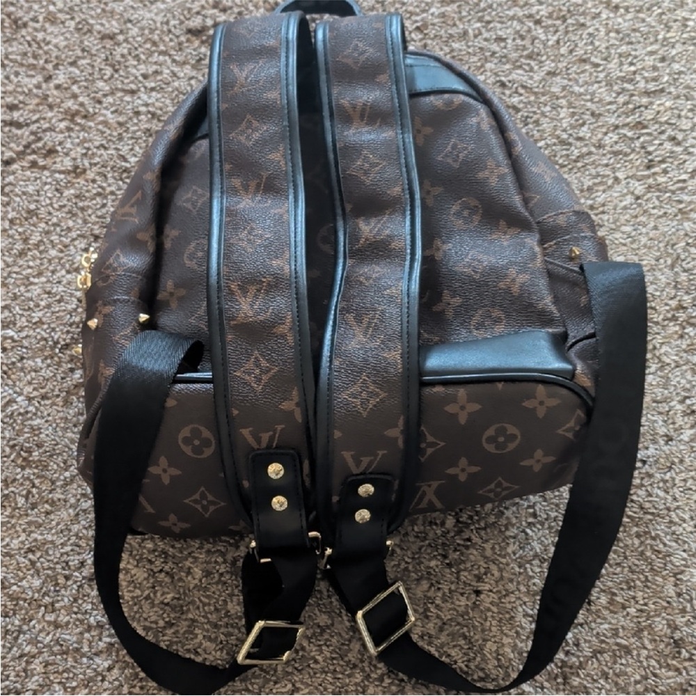 Small/medium back pack book bag studs jewels NEW - image 2